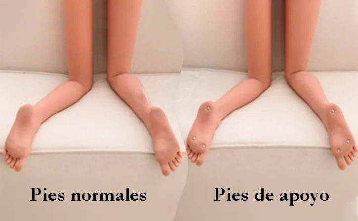 muñecas sexuales con pies de apoyo