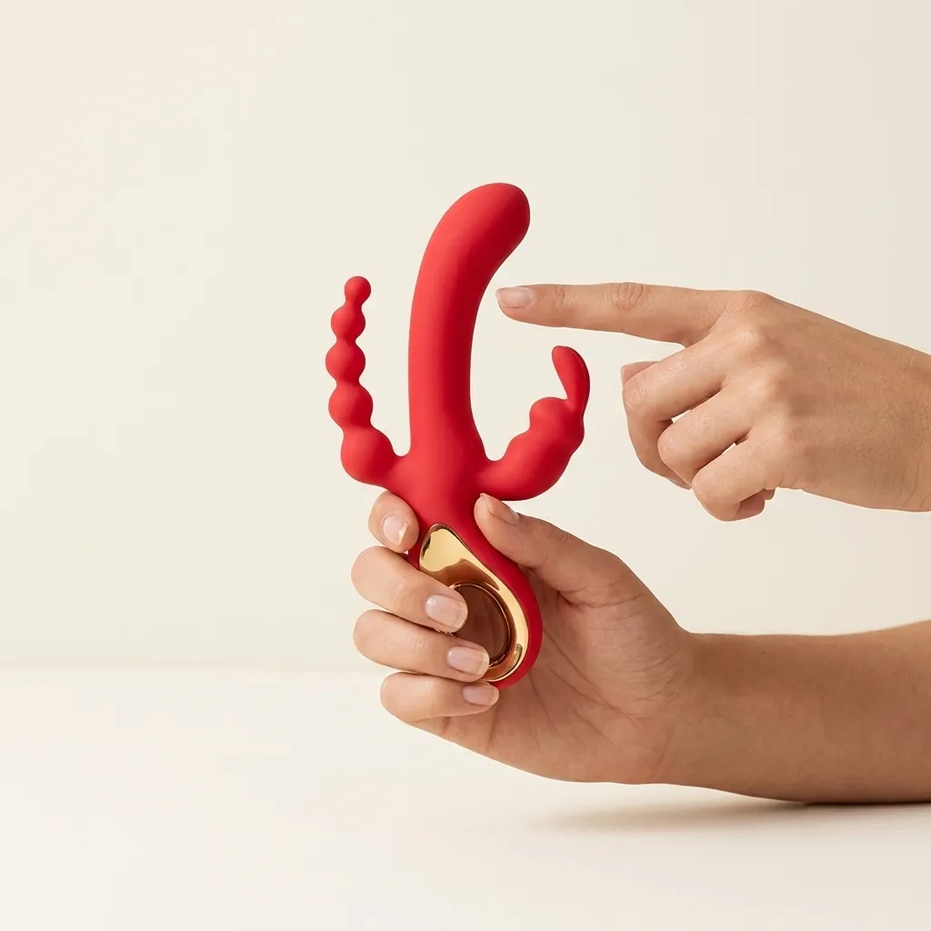 Brazo externo para estimulación del clítoris