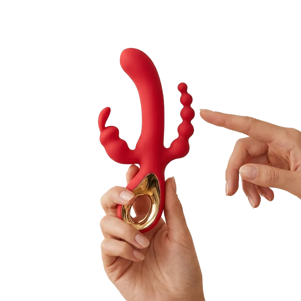 Bizcochito, vibrador de conejo 3 en 1
