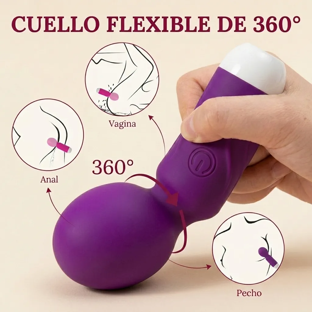 Cuello flexible de Trufita doblándose 360 grados